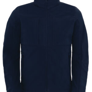 Softshelljacke B&C mit Kapuze NAVY