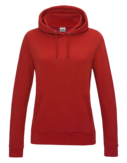 Sweatshirt Women mit Kapuze / College Hoodie ROT