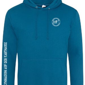 Hoodie JustHoods PETROL – Gymnasium auf der Karthause