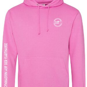 Hoodie JustHoods PINK – Gymnasium auf der Karthause