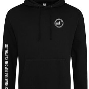 Hoodie JustHoods SCHWARZ – Gymnasium auf der Karthause