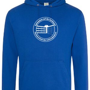 Hoodie 2 JustHoods ROYALBLAU – Gymnasium auf der Karthause