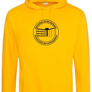 Hoodie 2 JustHoods GELB – Gymnasium auf der Karthause