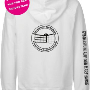 Hoodie 2 JustHoods SCHWARZ – Gymnasium auf der Karthause