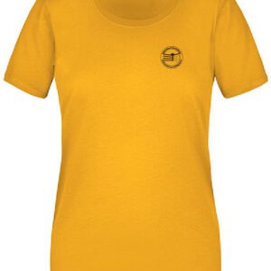 Ladies´ T-Shirt 2 Daiber GELB – Gymnasium auf der Karthause