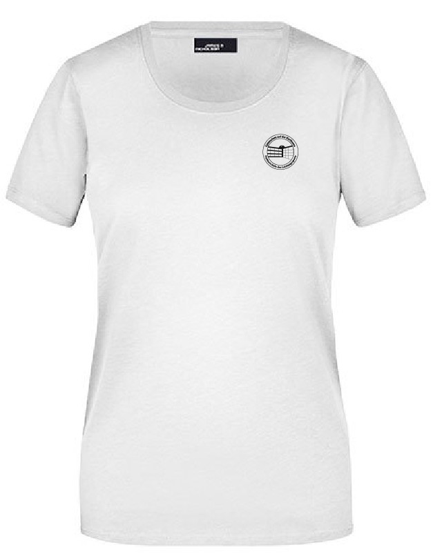 Ladies´ T-Shirt 2 Daiber WEISS - Gymnasium auf der Karthause