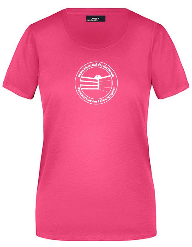 Ladies´ T-Shirt Daiber PINK - Gymnasium auf der Karthause