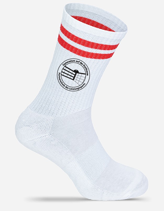 Socken Mr. Socks ROT - Gymnasium auf der Karthause