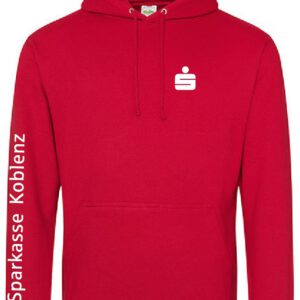 Hoodie "Style" - Sparkasse Koblenz - ROT