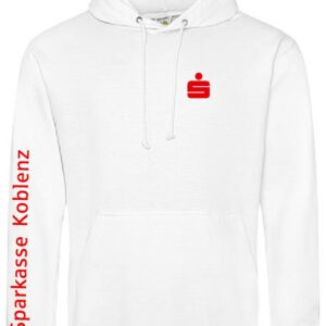 Hoodie "Style" - Sparkasse Koblenz - WEISS