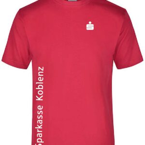 T-Shirt Premium – Sparkasse Koblenz – ROT