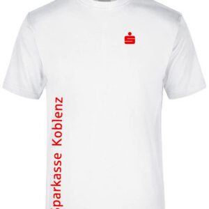T-Shirt Premium – Sparkasse Koblenz – WEISS