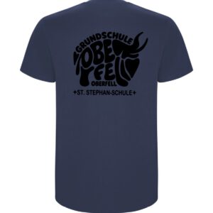 T-Shirt Roly Kids DENIM BLUE / Druck SCHWARZ – GS Oberfell