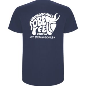 T-Shirt Roly Kids DENIM BLUE / Druck WEISS – GS Oberfell