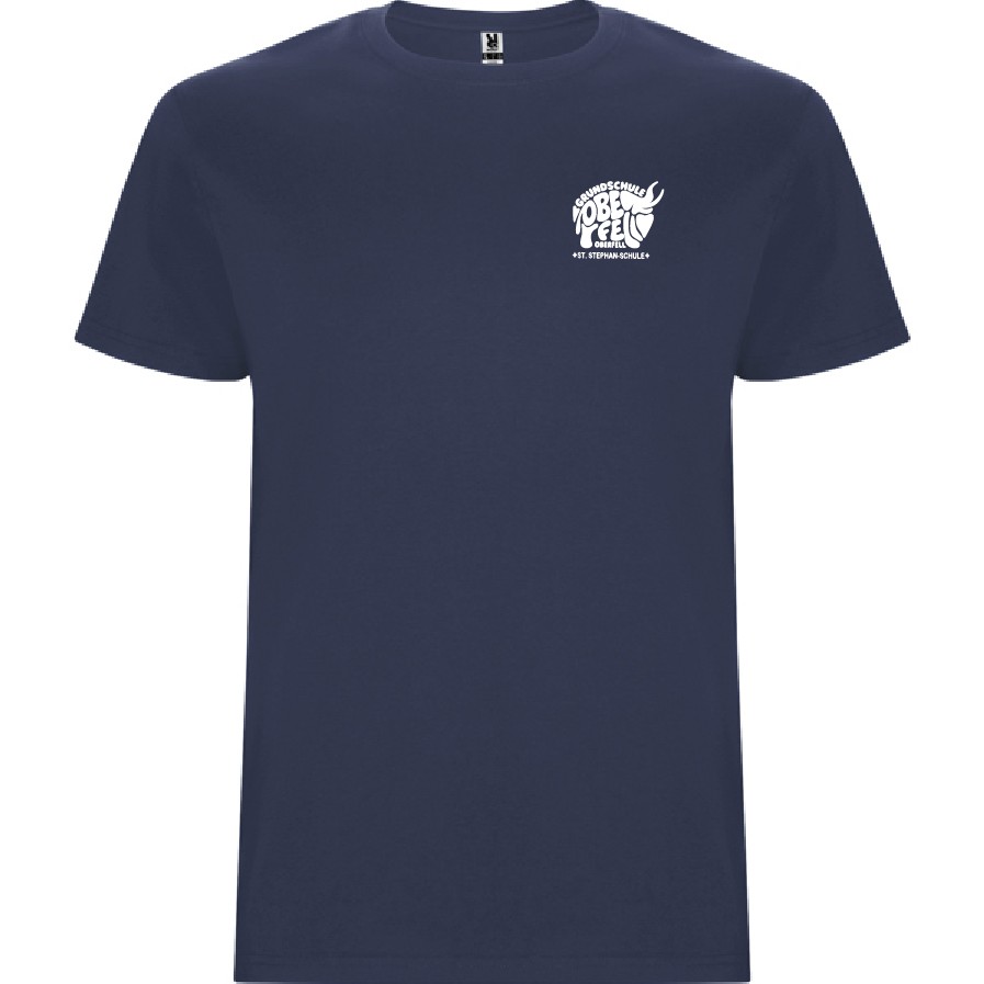 T-Shirt Roly Kids DENIM BLUE / Druck WEISS - GS Oberfell