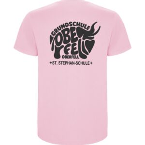 T-Shirt Roly Kids LIGHT PINK / Druck GRAU – GS Oberfell
