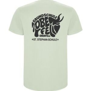 T-Shirt Roly Kids MIST GREEN / Druck GRAU – GS Oberfell