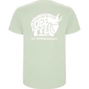 T-Shirt Roly Kids MIST GREEN / Druck WEISS – GS Oberfell