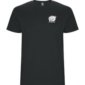 T-Shirt Roly DARK LEAD / Druck WEISS – GS Oberfell