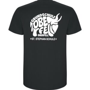T-Shirt Roly DARK LEAD / Druck WEISS – GS Oberfell