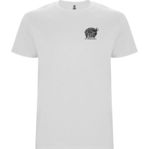 T-Shirt Roly WHITE / Druck SCHWARZ – GS Oberfell