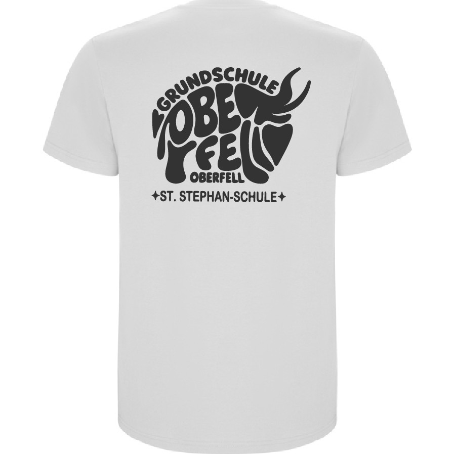 T-Shirt Roly WHITE / Druck SCHWARZ - GS Oberfell – Bild 2