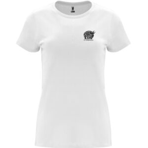 T-Shirt Roly Ladies‘ WHITE / Druck SCHWARZ – GS Oberfell
